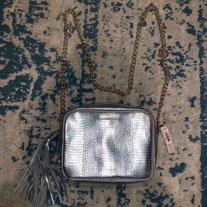 Rare Victoria’s Secret Silver Tassel Crossbody